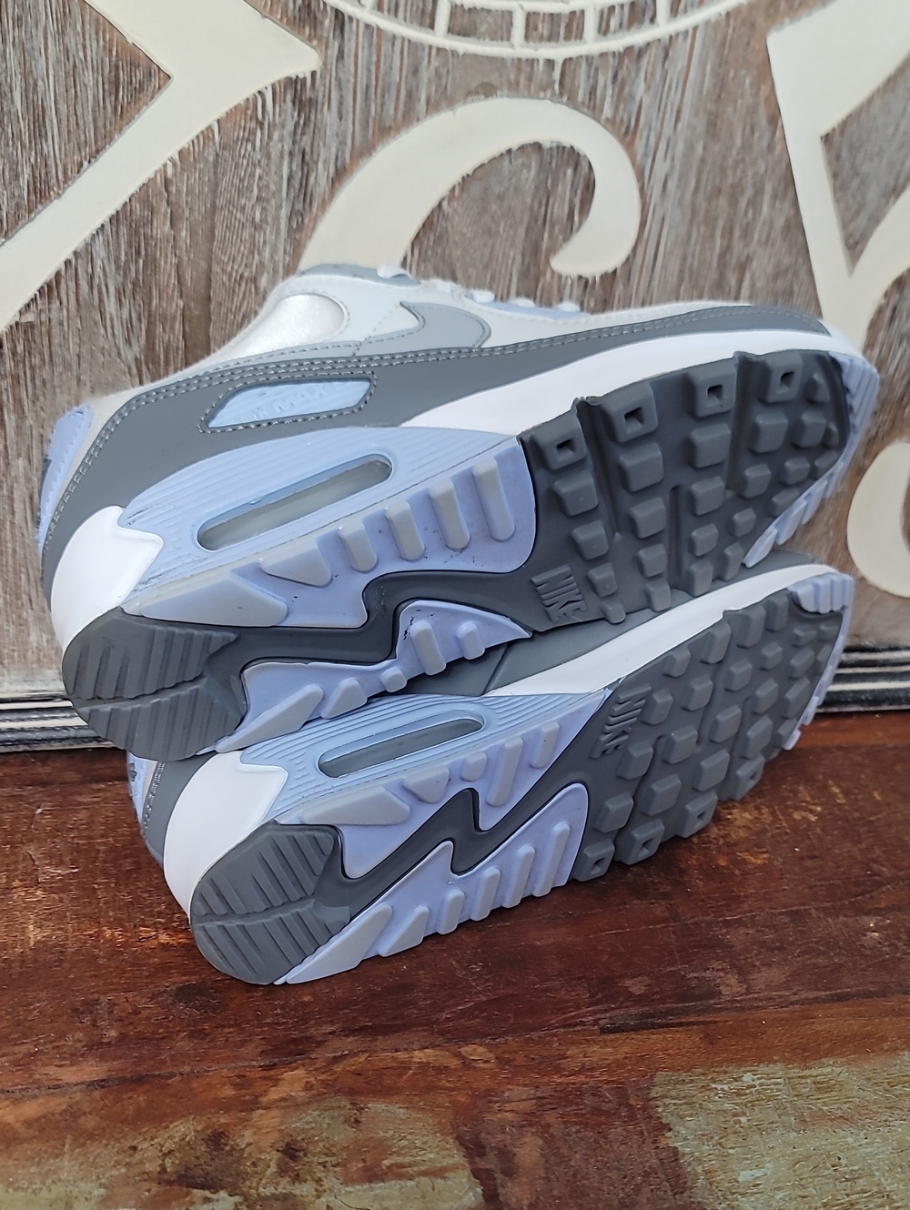 Nike Wmns Air Max 90 'Blissful Blue' Wmns 7.5 (Great Condition) Fast Shipping - Picture 13 of 16